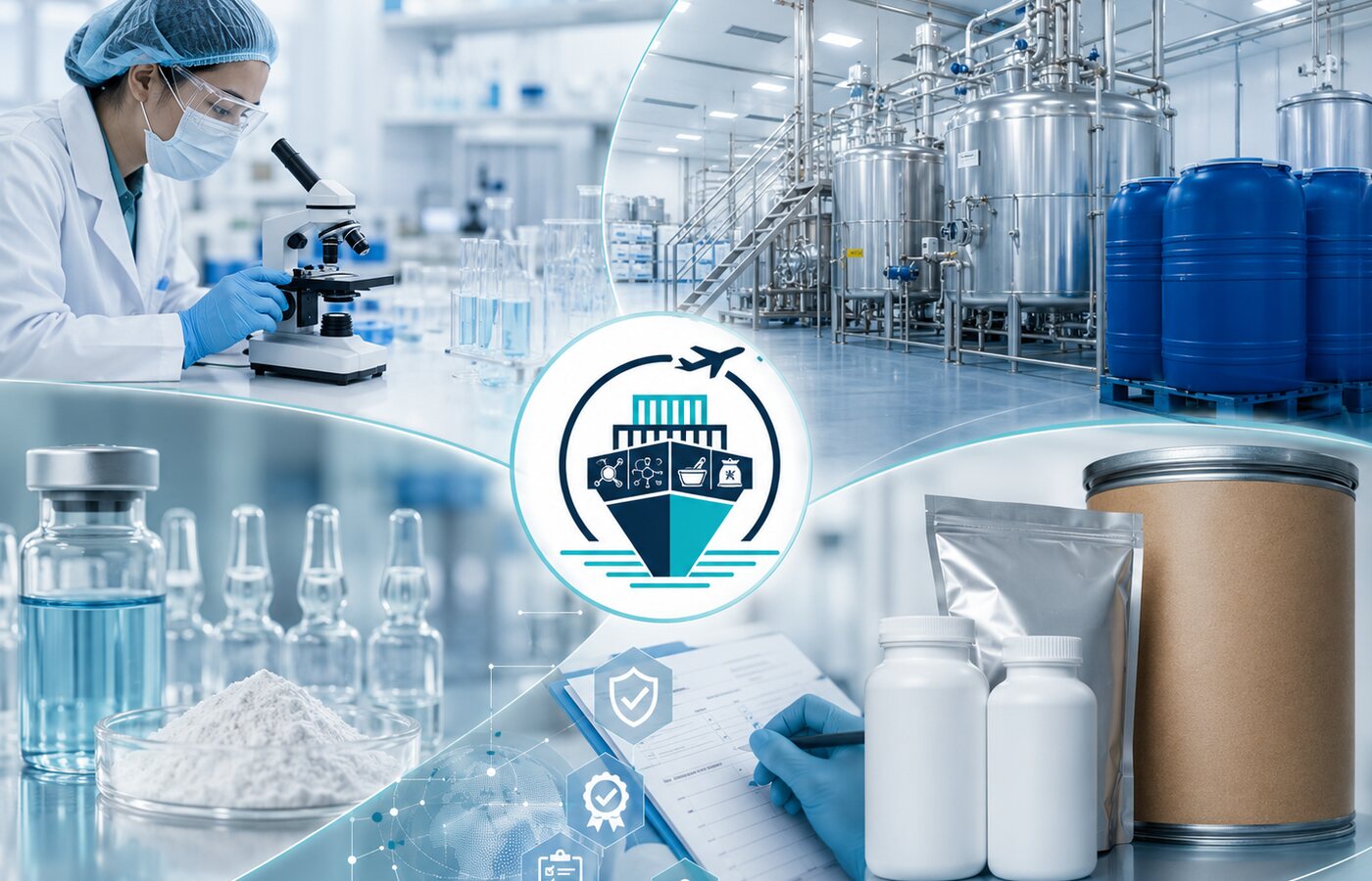 Scientific laboratory reflecting the PhD research background behind Vibodhi International
